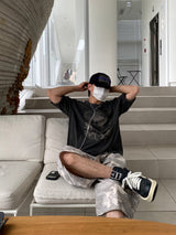 Peak Destroyed Boxy Fit Short Sleeve T-Shirt 4C