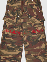 Ghost In The Shell Logo Denim Cargo Pants (Camo)