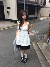Lukken Frill Bustier Sleeveless Mini One Piece