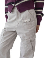 Marble Flare Work Pants