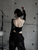 backless bodysuit T