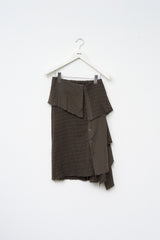 (W) Twin Checked Skirt