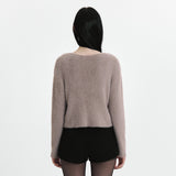 C SOFT KNIT CARDIGAN SET-UP_BEIGE