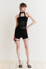 BELLA SKIRT PANTS black