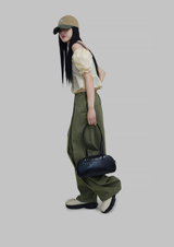 リネンレイヤードブラウス