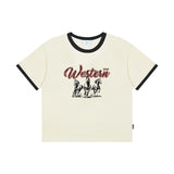 WESTERN HORSE Cool Cotton Crop Ringer Short Sleeve (SRCSTD-0271)
