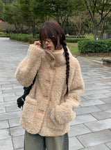 Manda Reversible Suede Fur Mustang