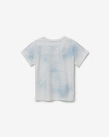 デニムパッチウォッシングTシャツ [ アイボリー ]