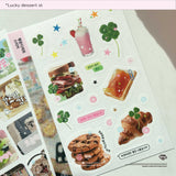Lucky dessert sticker