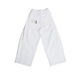 ワイドフィット2タックプリーツスウェットパンツ (WHITE / 起毛)