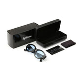 D.fox Original Glossy Black / Blue Tint Lens