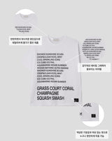 Coral Lettering Short Sleeve T-Shirt