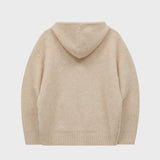 Big Star Check Applique Hood Knit