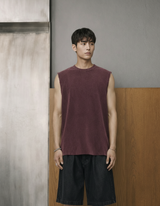 Washed Vintage Wide-Shoulder Tank