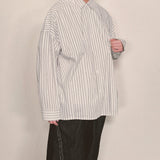 offset stripe shirt_white