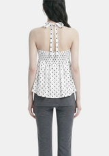 Orvia Dot Flare Blouse
