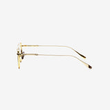 Knouun Square titanium glasses CODE. 102. D Gold