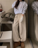 Fleece lettering Sweatshirt