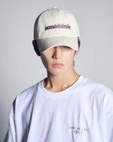26SS TWO COLOR EMBROIDERY BASIC BALL CAP