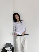 クラウドデュデックシャーリングチームロングスリーブTシャツ(4 Colors)