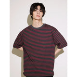 TWO-TONE STRIPE Overfit Short Sleeves (SSTSTDBASIC)