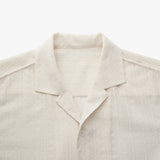 Stranger Relax Fit Lace Short Sleeve Shirt (Cream)