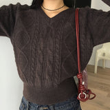 Rubot Twisted Fisher V-Neck Knitwear