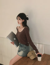 [MADE] ペタル, ドットワイドUネックTシャツ