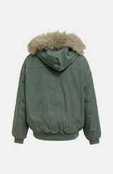 Berlin Fur Trimmed Padded Jumper