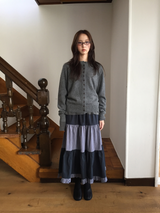 Dual-button round cardigan (3color)