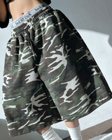 BASIC MILITARY カモフラージュバミューダ🩶💚💙🖤3COLOR
