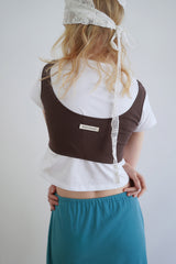 Aile frill skirt_teal