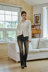  COSMO FUR CARDIGAN / IVORY