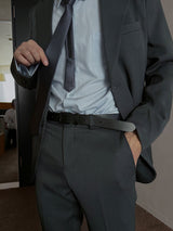ASCLO 30 Mono Black Buckle Belt (2color)