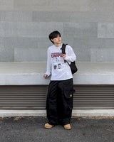 エスカングラフィックロングスリーブTシャツ