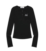 RICOA HENRY NECK SLIM FIT LONG SLEEVE T (4COLOR)