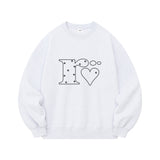 RÖFF IN HEART SEMI OVER FIT SWEATSHIRT (3color)