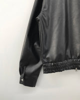 Rivet Motor Leather Jacket (2color)