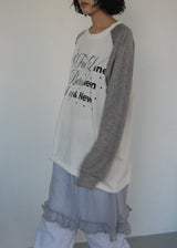 MIX STRIPE LOOSE TEE