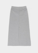 [B-BASIC] Mid-Sweat Low-Waist Elastic Long Skirt