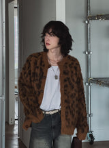 Referred Wool Round Cardigan