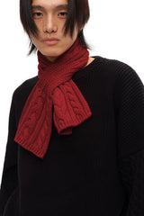 Merino Cable Knit Scarf