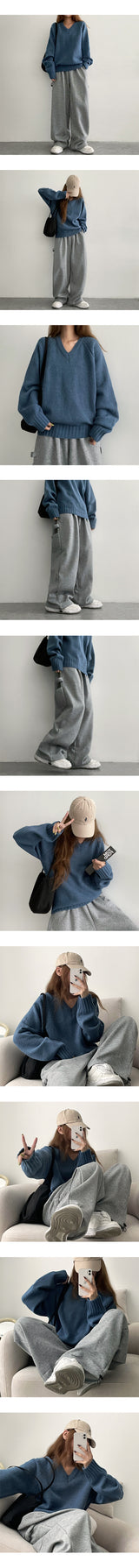 Soru Thick Pocket Carpenter Banding Wide Pants