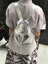 GLOSSY MINI SILVER BACKPACK (2color) 