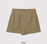 FN Layered Wrap Pleated Skirt Pants (3color)