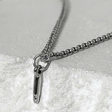 ss-HYPER MICRO bullet necklace_silver