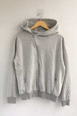 Unbalanced Pinstrip Hooded Zip-Up
