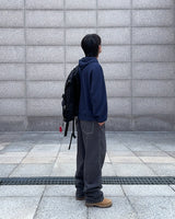 Chiro Stitch Cotton Pants (Charcoal)