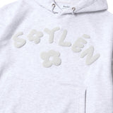 FLOWER LOGO HOODIE (LIGHT GRAY)