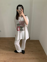 サーファークルーネックTシャツ (2color)